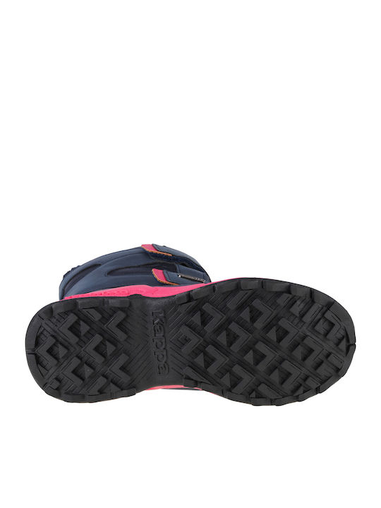 Cekis Tex Kids Snow Boots with Velcro Navy Blue
