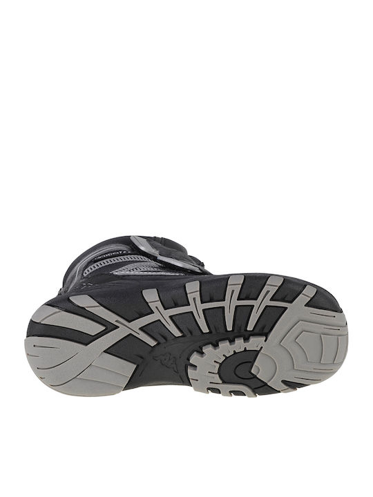 Blackpool Tex Kinder-Schneestiefeletten mit Klettverschluss Schwarz