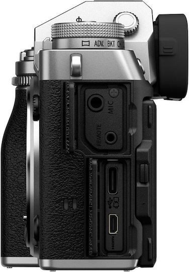 Fujifilm X-T5 Mirrorless Cameră Kit (XF 16-80mm F4 R OIS WR) Argintie