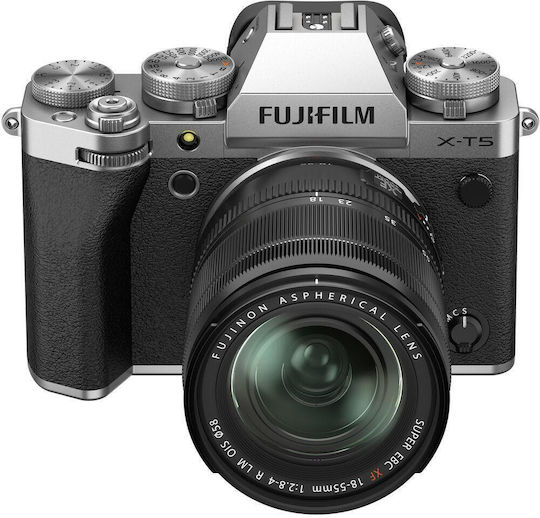Fujifilm X-T5 Spiegellose Kamera Kit (XF 18-55mm F2.8-4 R LM OIS) Silber