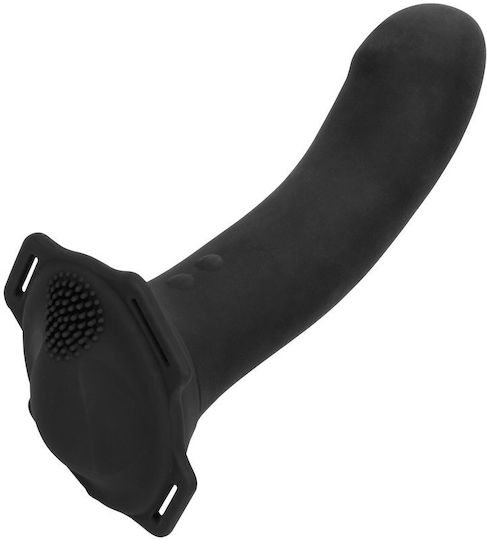 Calexotics Her Royal Gurtzeug mit Dildo 16.5cm und Vibration in Schwarz Farbe