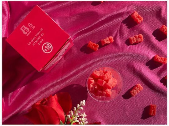 Osito & Co Ερωτικό Βρώσιμο Δώρο Gummy Bears With Alcohol 15% Strawberry & Gin Flavor 70gr