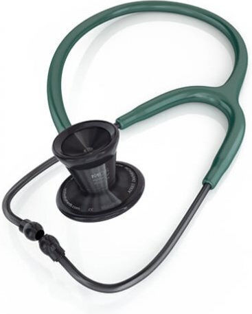 MDF Instruments ProCardial Καρδιολογικό Στηθοσκόπιο με Διπλό Κώδωνα Titanium - Green / Blackout Πράσινο