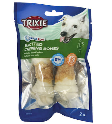 Trixie Dentafun Knochen Knoten für Hunde mit Geschmack Huhn 70gr 31322