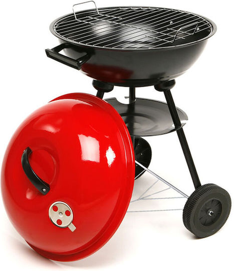 BigBuy Grătar cu Cărbuni Cazan cu Capac 43cmx43cm
