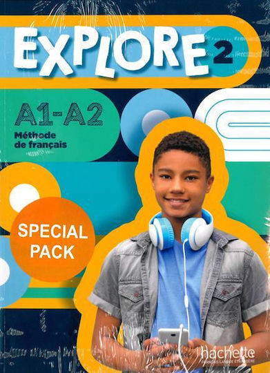 Super Pack Explore 2, Livre de L' Eleve +Cahier d' Activites + Lexique + Cadeau Surprise