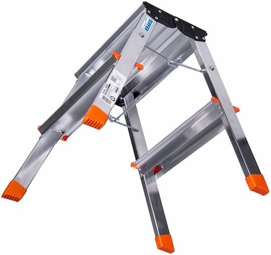 Krause Treppy Ladder Aluminum with 2x1 Steps 45cm