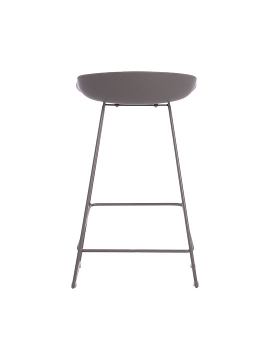 Stool Bar made of Polypropylene Grey 44x44x74cm