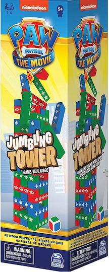 Board Game Paw Patrol Jumbling Tower for 1+ Players 4+ Years Old (EN) Spin Master