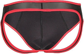 Shots Ouch Neoprene Jockstrap Black / Red