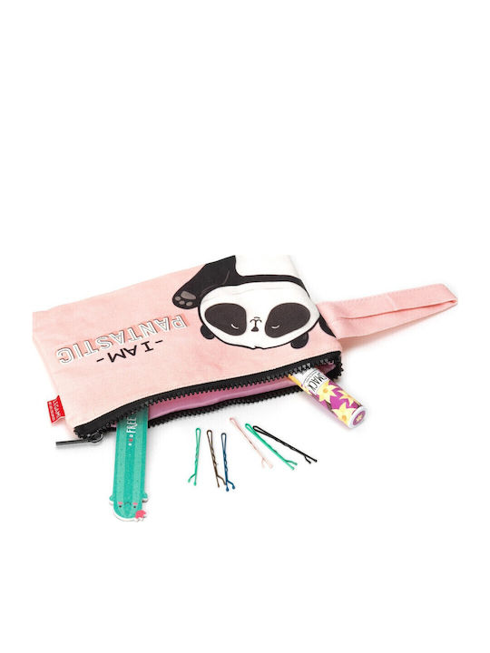 Legami Milano Panda Kids' Wallet with Zipper for Girl Pink Legami Milano Panda Kids' Wallet with Zipper for Girl Pink