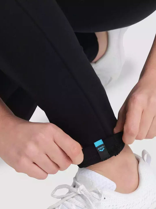 Instruire Colanti de femei Lung Colanti Talie inalta Căptușeală din fleece Negru