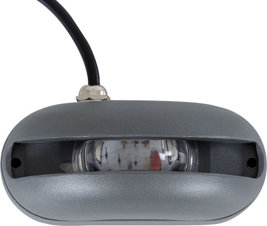 GloboStar Window-Curba Επιτοίχια Εξωτερική Πλαφονιέρα LED IP65 6W με Ρυθμιζόμενο Λευκό Φως