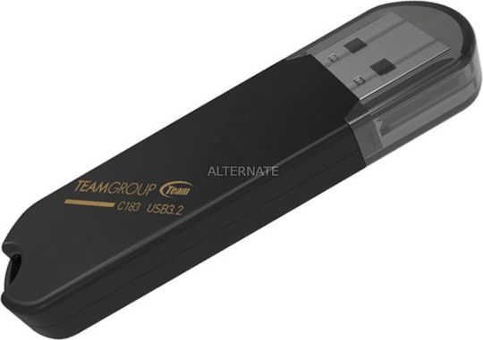 TeamGroup C183 64GB USB 3.1 Stick Μαύρο