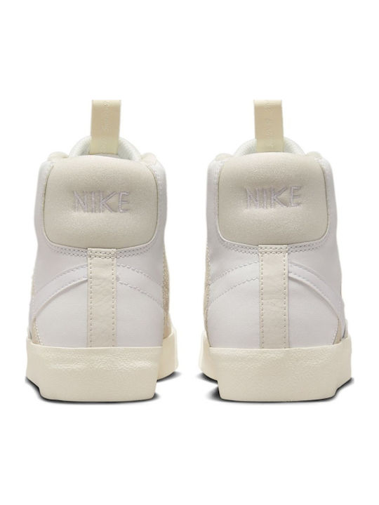 Blazer Mid Blazer Παιδικά Sneakers High Μπεζ
