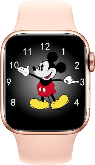 HW22 44mm Smartwatch with Heart Rate Monitor (Pink)