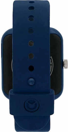 Sector S03 Smartwatch με Παλμογράφο (Blue Silicone)