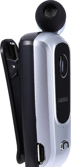 Fineblue F920 In-ear Bluetooth Handsfree Ακουστικό Πέτου Ασημί