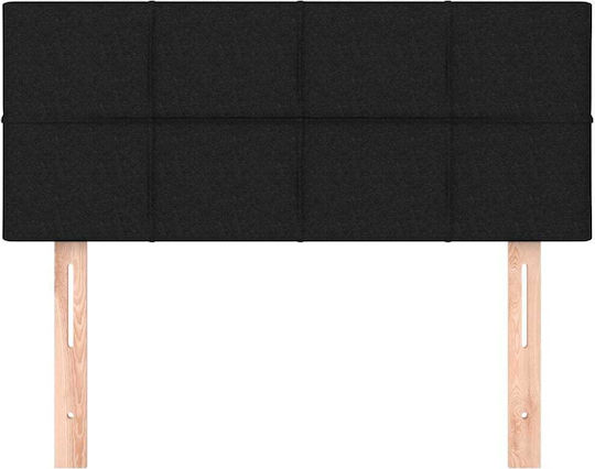 vidaXL Fabric Bed Headboard Black 90x88cm