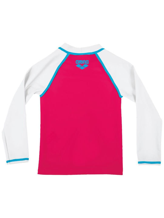 Arena Kids Swimwear UV Long Sleeve Shirt Fuchsia