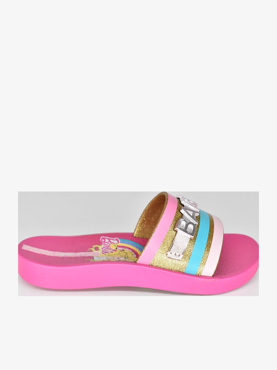 Παιδικές Σαγιονάρες Slides Barbie Ροζ