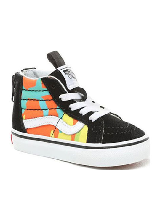 Vans Παιδικά Sneakers TD SK8-Hi Zip Πολύχρωμα