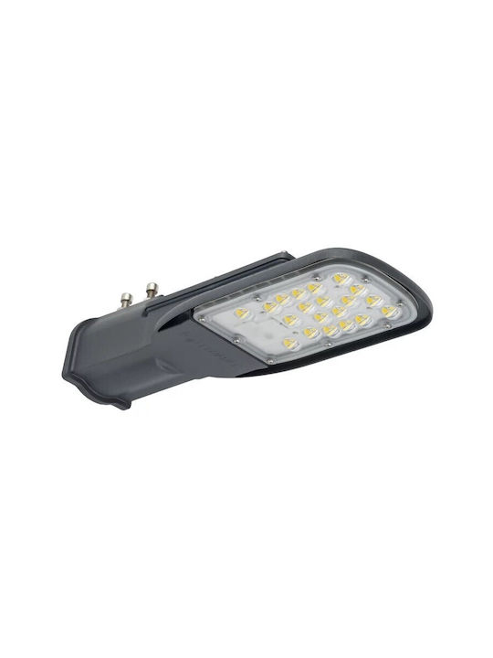 Ledvance Outdoor Floor Lamp LED Road 45W with Natural White Light IP65 Gray