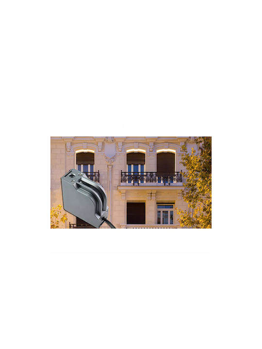 GloboStar Window-Corna Aplica de exterior montată pe perete LED IP65 6W cu Alb Natural Lumină