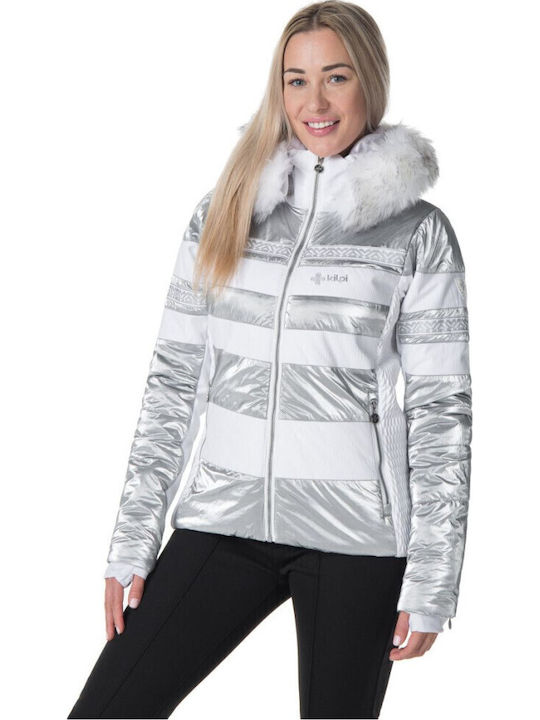 Kilpi Dalila SL0133KI-WHT Γυναικείο Μπουφάν για Σκι & Snowboard Λευκό