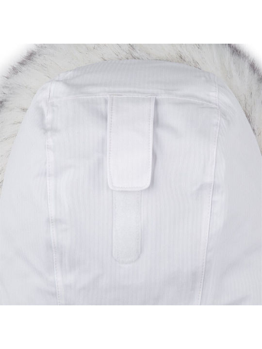 Kilpi Dalila SL0133KI-WHT Γυναικείο Μπουφάν για Σκι & Snowboard Λευκό