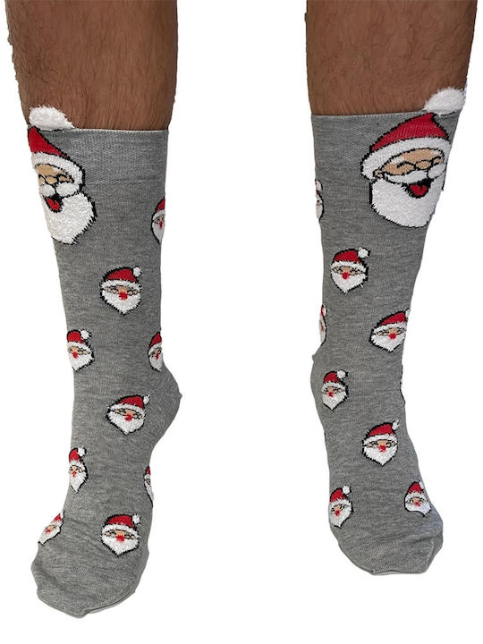 Diwari Männliche Weihnachten Socken Grau