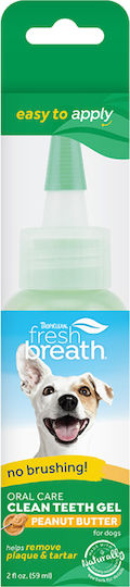 Tropiclean Fresh Breath Clean Teeth Oral Care Gel Gel για Σκύλους κατά της Πέτρας & Πλάκας 59ml