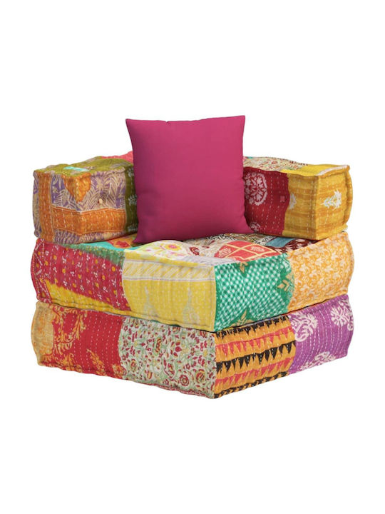 Bean Bag Chair Waterproof Multicolour 70x70x56cm