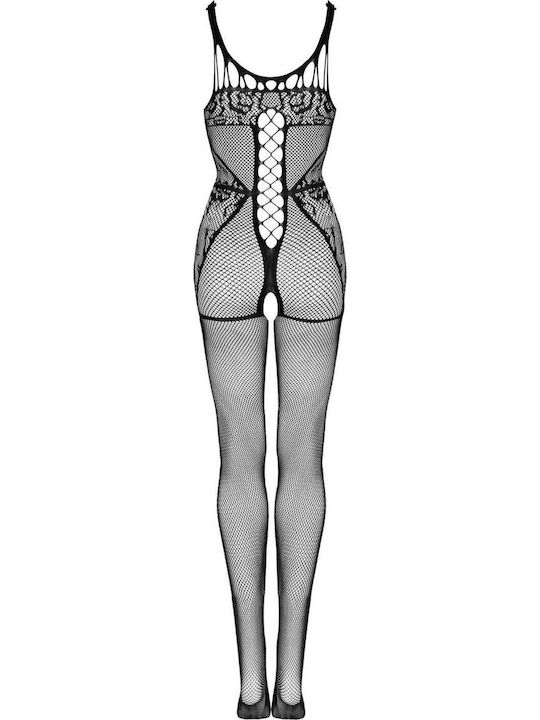 Livia Corsetti Nepthune Ολόσωμο Καλσόν Bodystocking Μαύρο