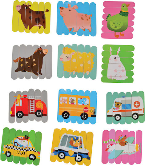 Παιδικό Puzzle Iq Stick για 3+ Ετών 18pcs Magni