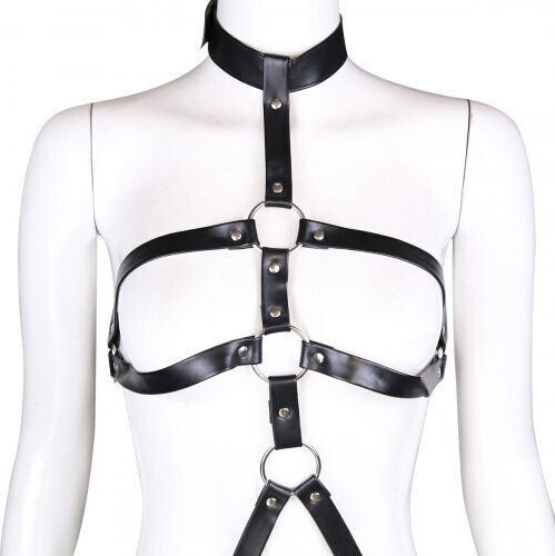 Naughty Toys Fetisch Body Bodysuit mit Handbindungen Schwarz