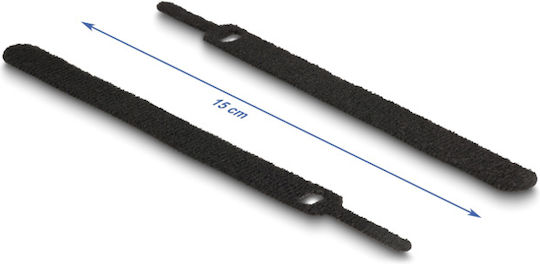 DeLock Δεματικά Καλωδίων Πλαστικά 150mmx12mm σε Πολύχρωμο χρώμα (10τμχ) (19076)