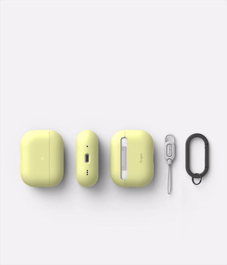 Ringke Hülle Silikon mit Haken Mellow Yellow für Apple AirPods Pro 2