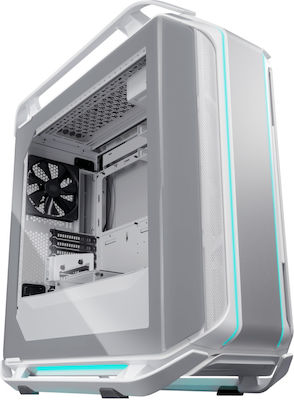 CoolerMaster Cosmos C700M Gaming Full Tower Computer Case with Window Panel and RGB Lighting White