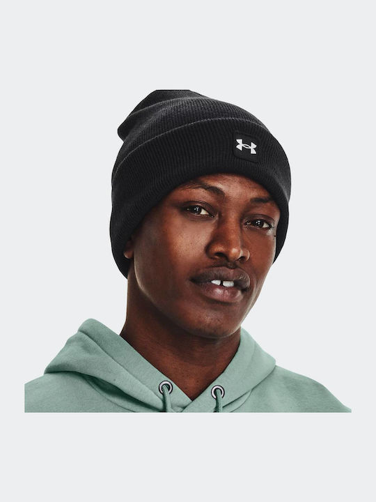 Halftime Beanie Beanie Knitted in Black color