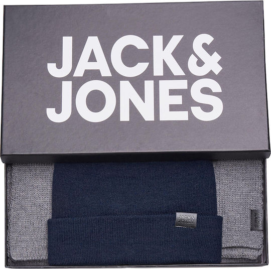 Männer Set mit Beanie in Marineblau Farbe