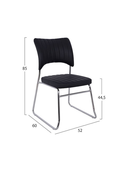 Stuhl Quenti Black 52x60x85cm 1Stück