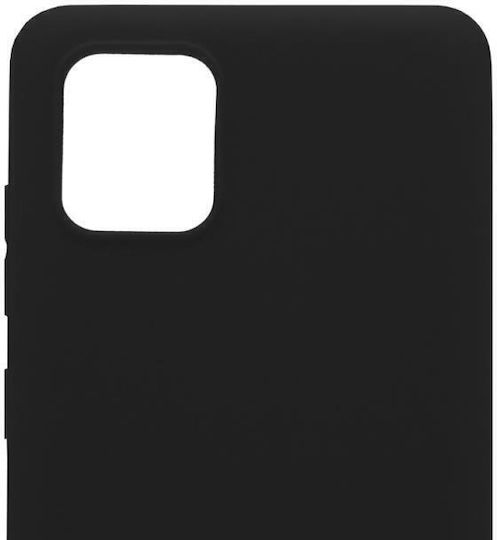 iNOS Back Cover Σιλικόνης Μαύρο (Galaxy Note 10 Lite)