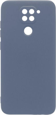 iNOS Liquid Silicone Back Cover Blue (Redmi Note 9)