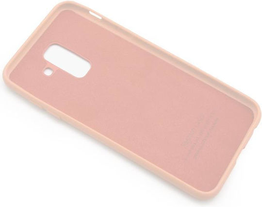 iNOS Liquid Silicon Back Cover Silicone Pink (Galaxy A6 2018)