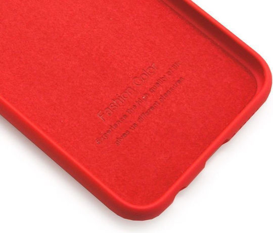 iNOS Liquid Silicon Back Cover Σιλικόνης Κόκκινο (Huawei P20 Lite)