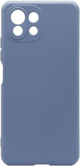 iNOS Liquid Back Cover Silicone Blue / Gray (Xiaomi Mi 11 Lite / 11 Lite 5G / 11 Lite 5G NE)