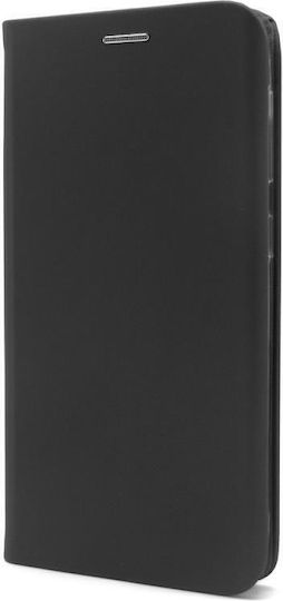 iNOS Curved S-Folio Buchen Sie Synthetisches Leder Schwarz (Huawei P Smart S / Y8P)