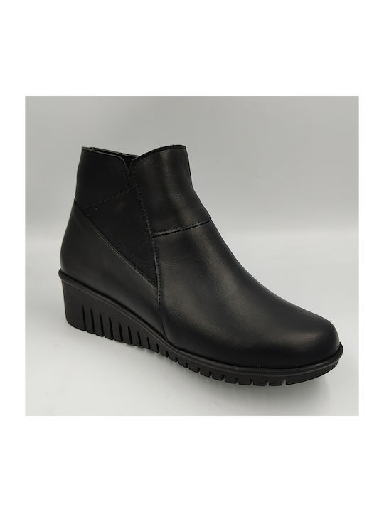 Leather boots - Black