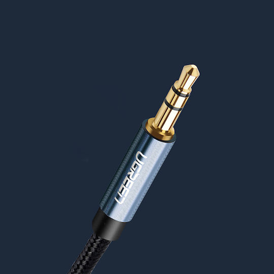 Ugreen 3.5mm Jack Cable 3.5mm Male - 3.5mm Male Blue 1.5m With Gold Plated Terminals 12204